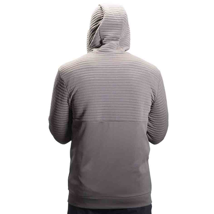 Bauer FLC 3D Full Zip Hoodie Grey - Senior