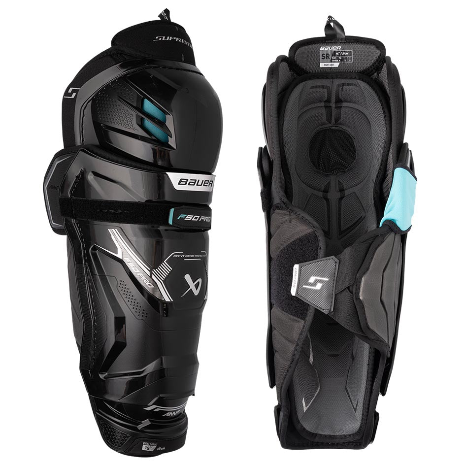 Bauer Supreme F50 Pro Shin Guards Intermediate