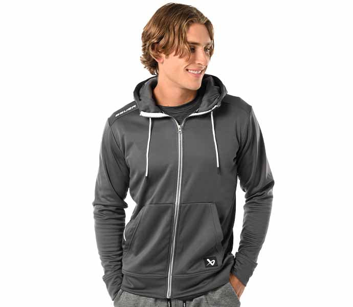 Bauer Team Fleece Zip Hoodie Senior