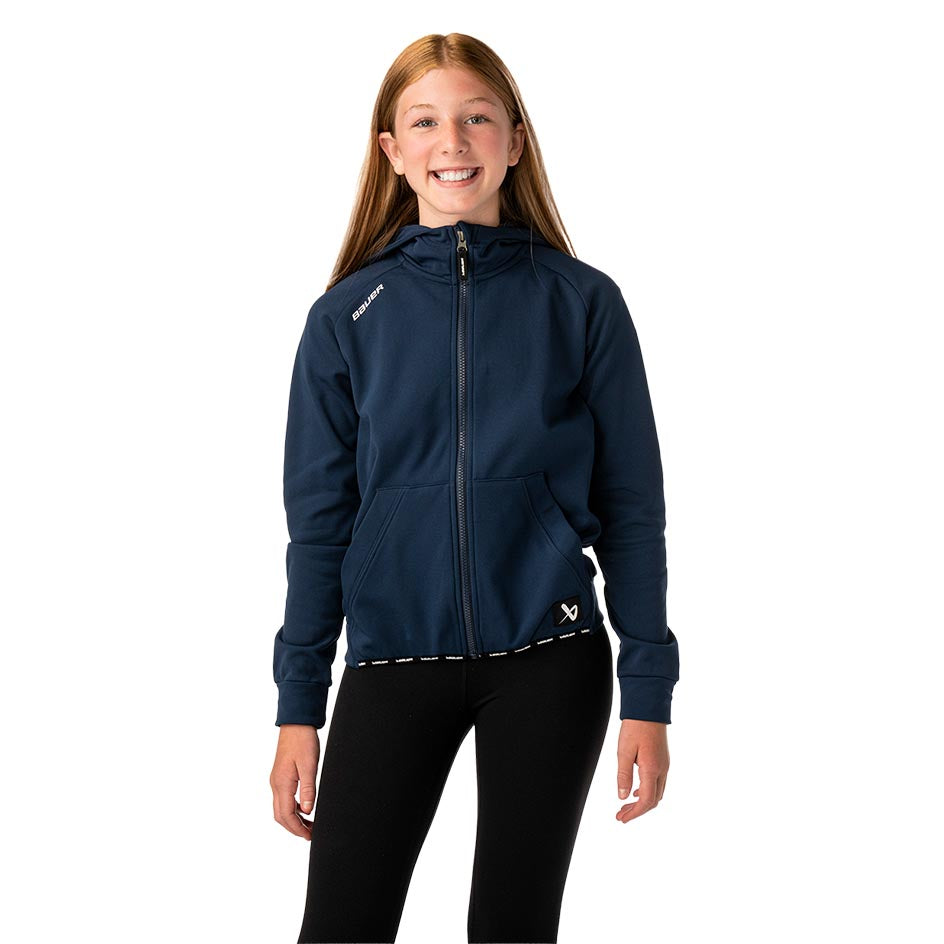 Bauer Team Fleece Zip Hoodie S26 Youth
