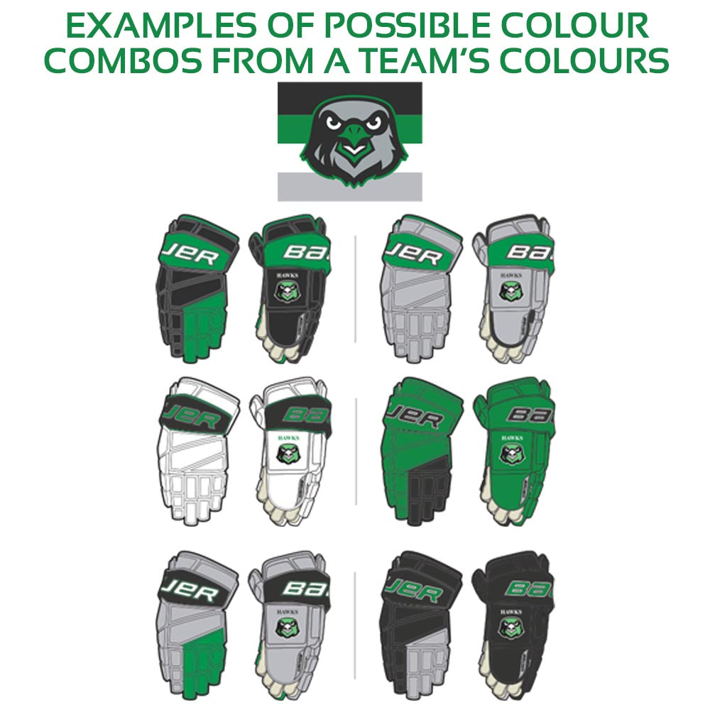 Bauer Pro Custom Team Gloves (Formerly Team Unity) Bauer Hockey UK