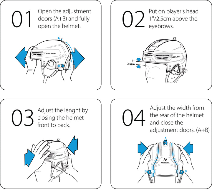 Bauer Re-Akt 85 Hockey Helmet