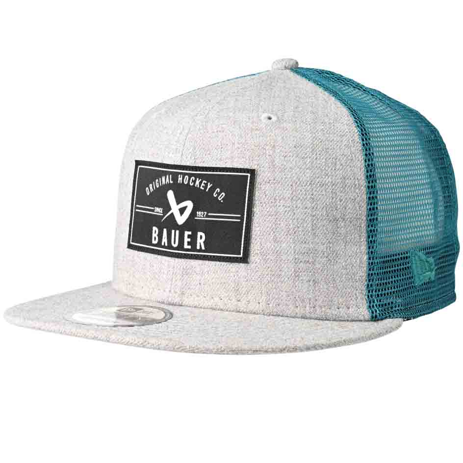 Bauer NE 9FIFTY Patch Grey/Teal Senior